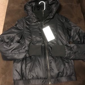 NWT Lululemon Glyde Scuba Hoodie Black 8